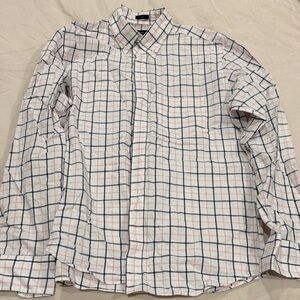 J. Crew Gray and Pink Checkered Men's Shirt